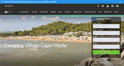 Desktop Screenshot of capovieste.it